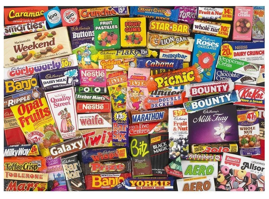 GIBSONS Puzzle Rok 1980: Sladké spomienky 1000 dielikov
