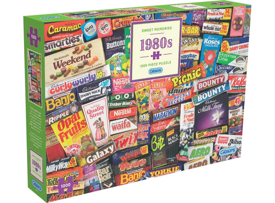 GIBSONS Puzzle Rok 1980: Sladké spomienky 1000 dielikov