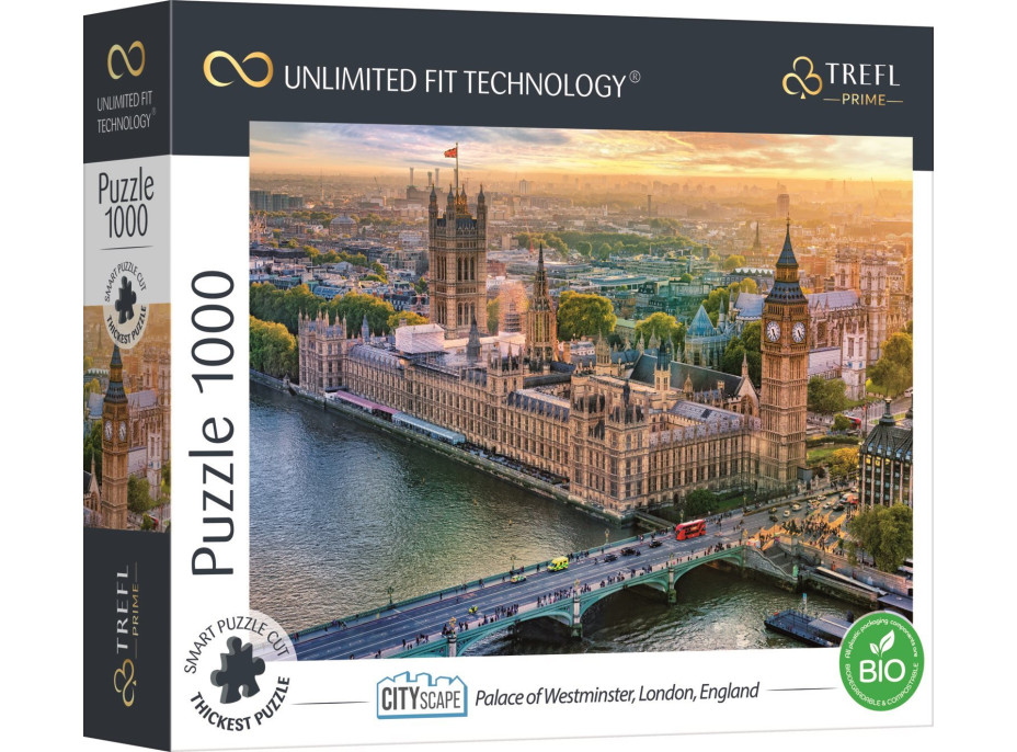 TREFL Puzzle UFT Cityscape: Westminsterský palác, Londýn 1000 dielikov