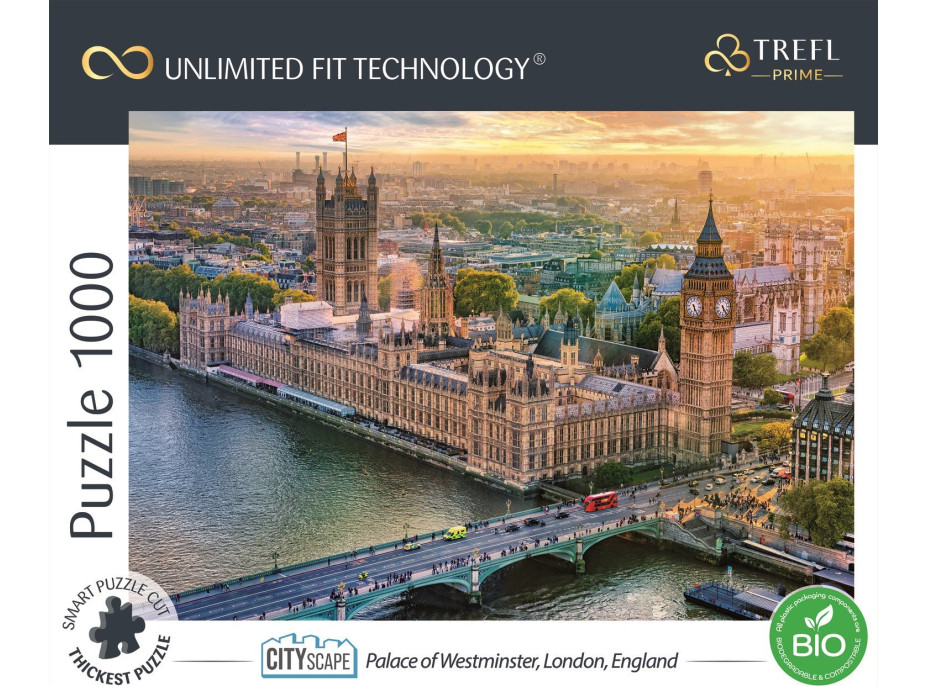 TREFL Puzzle UFT Cityscape: Westminsterský palác, Londýn 1000 dielikov