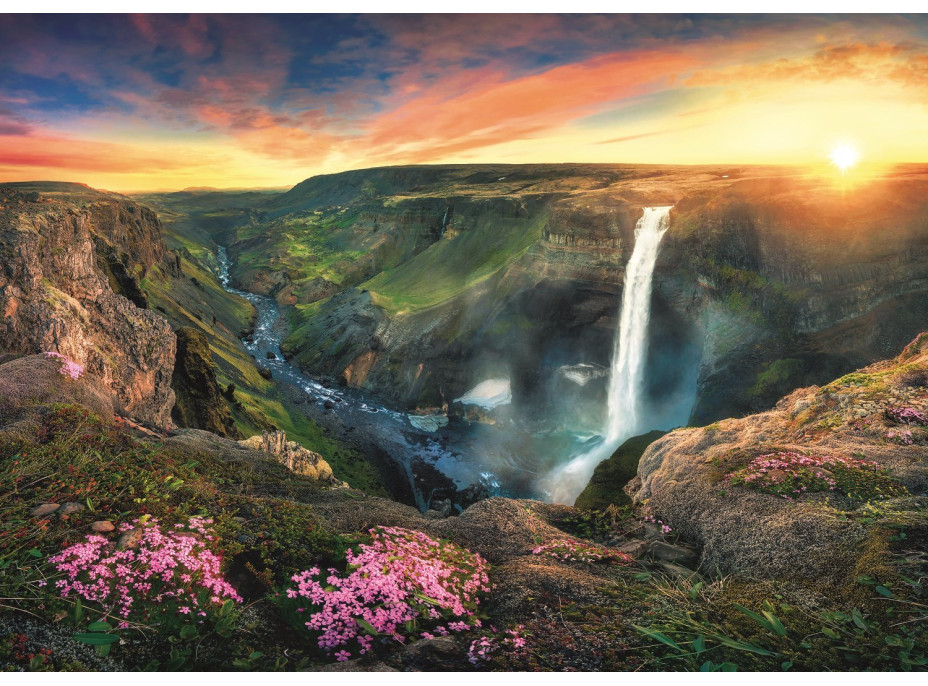 TREFL Puzzle Vodopád Háifoss, Island 2000 dielikov