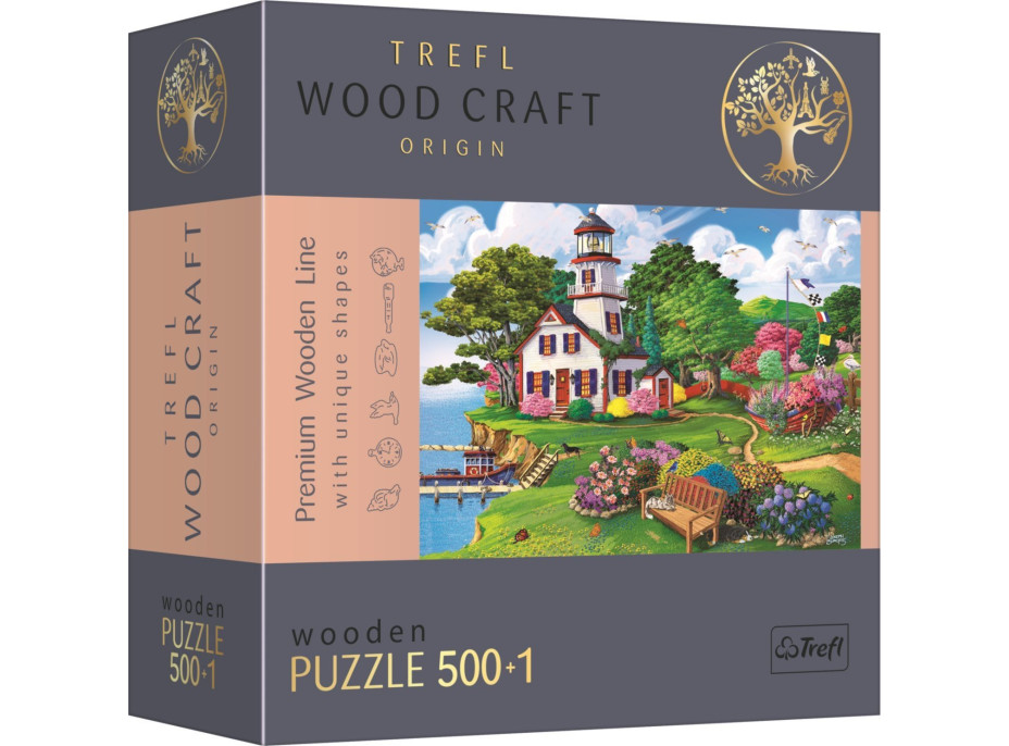 Trefl Wood Craft Origin puzzle Letné útočisko 501 dielikov