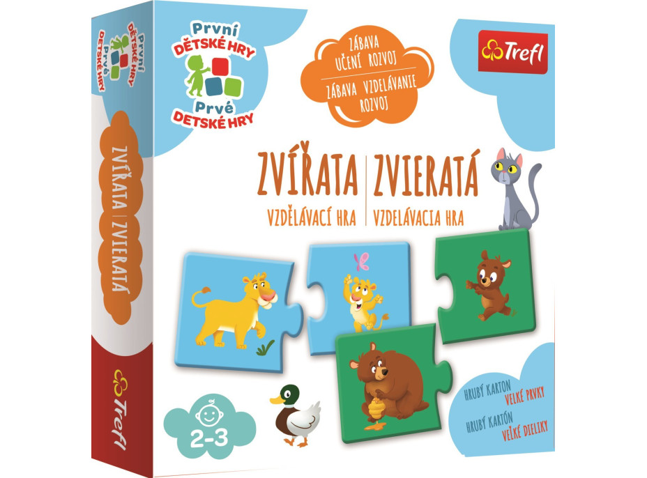 TREFL Prvé detské hry: Zvieratá