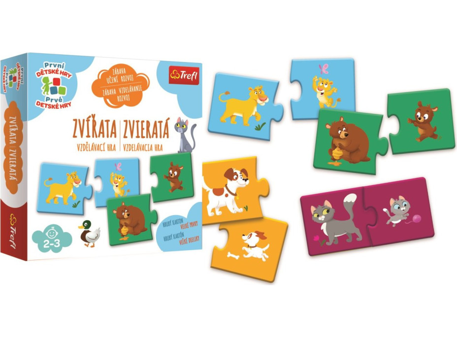 TREFL Prvé detské hry: Zvieratá