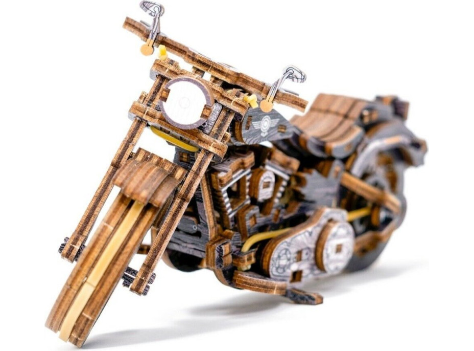 WOODEN CITY 3D puzzle Motocykel Cruiser Limitovaná edícia 168 dielov