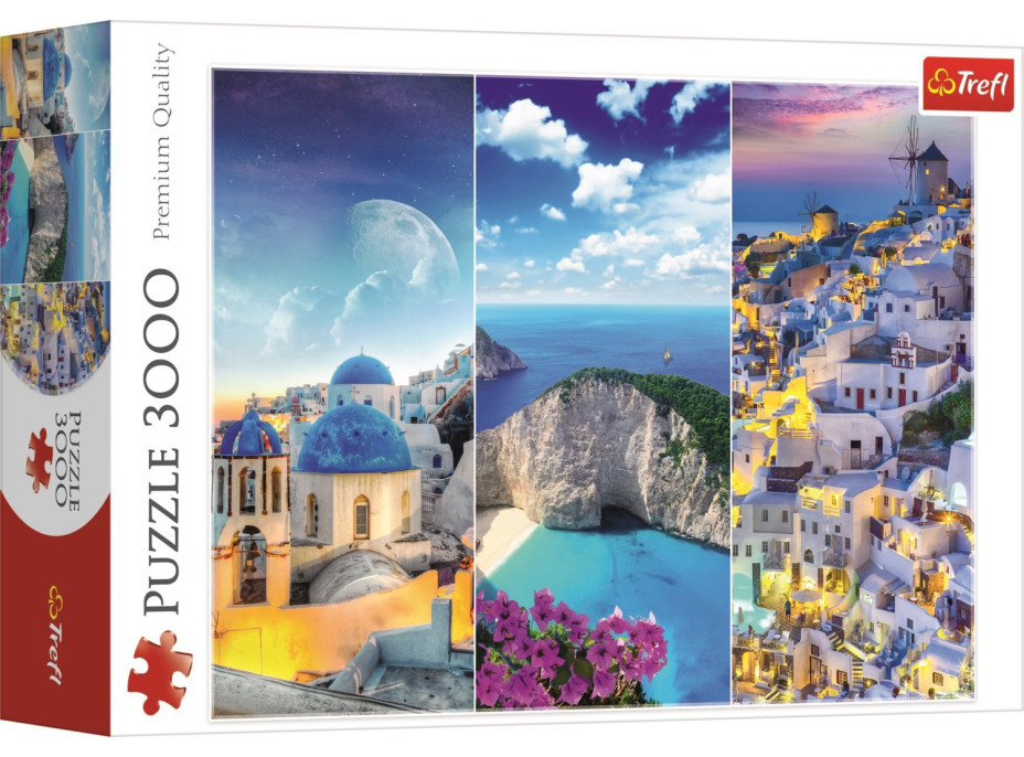 TREFL Puzzle Dovolenka v Grécku 3000 dielikov