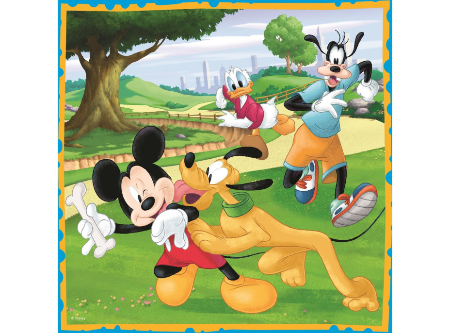 TREFL Puzzle Mickey Mouse a priatelia 3v1 (20,36,50 dielikov)