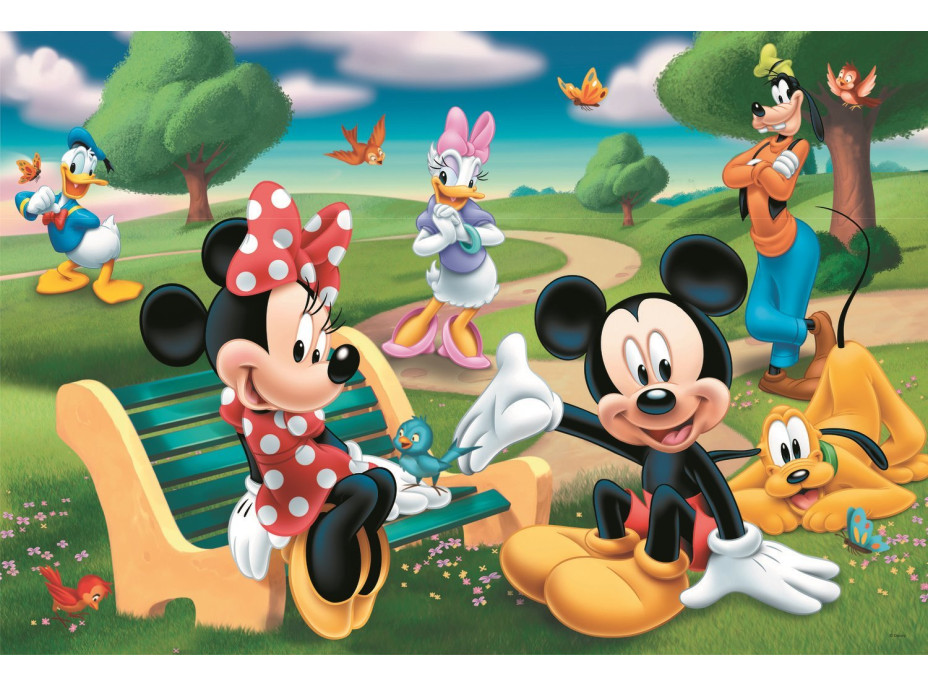 TREFL Puzzle Mickey Mouse: Medzi priateľmi MAXI 24 dielikov