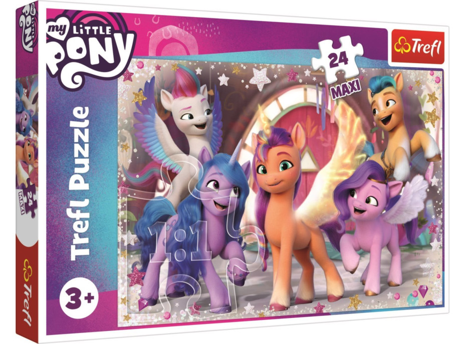 TREFL Puzzle My Little Pony: Radostní poníky MAXI 24 dielikov