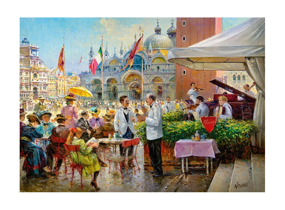 CHERRY PAZZI Puzzle Piazza San Marco, Benátky 1000 dielikov