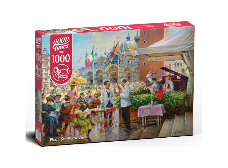 CHERRY PAZZI Puzzle Piazza San Marco, Benátky 1000 dielikov