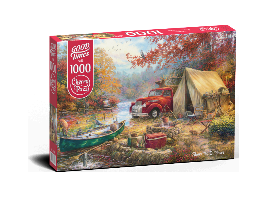 CHERRY PAZZI Puzzle Zdieľaj voľnú prírodu 1000 dielikov