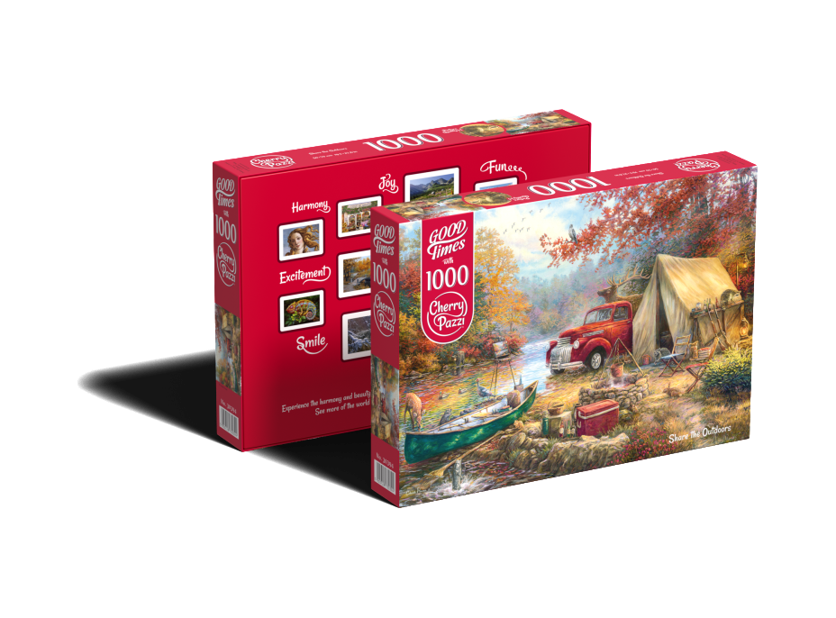 CHERRY PAZZI Puzzle Zdieľaj voľnú prírodu 1000 dielikov