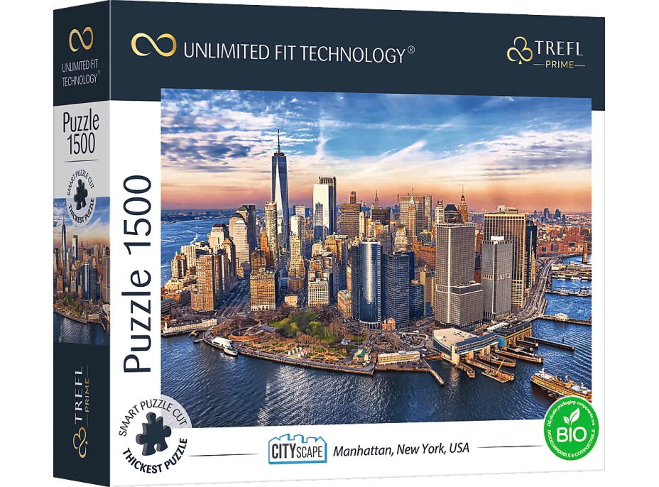 TREFL Puzzle UFT Cityscape: Manhattan, New York, USA 1500 dielikov