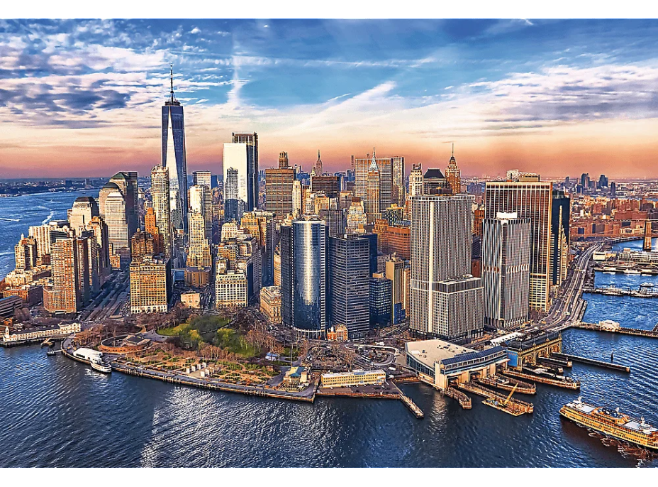 TREFL Puzzle UFT Cityscape: Manhattan, New York, USA 1500 dielikov