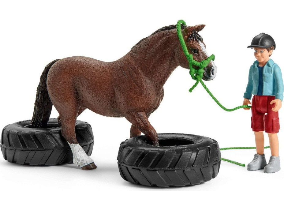 SCHLEICH Farm World® 42482 Závod v agility pre pony