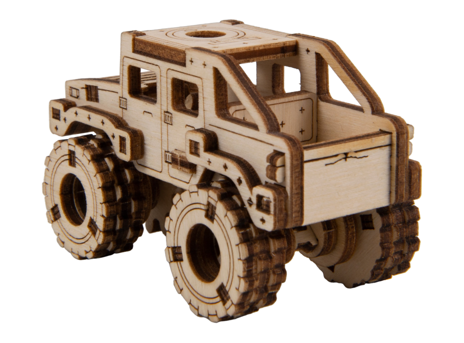 WOODEN CITY 3D puzzle Superfast Monster Truck č.2