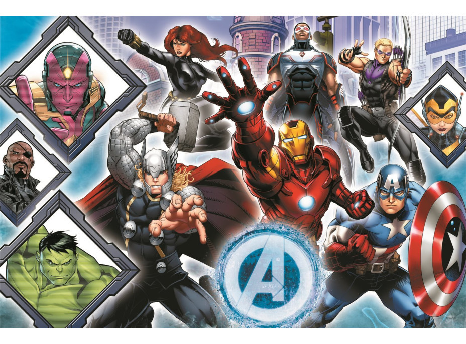 TREFL Puzzle Super Shape XL Avengers 104 dielikov