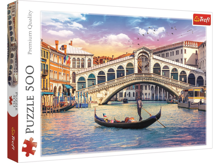 TREFL Puzzle Most Rialto, Benátky 500 dielikov