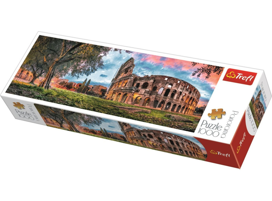 TREFL Panoramatické puzzle Koloseum za úsvitu 1000 dielikov