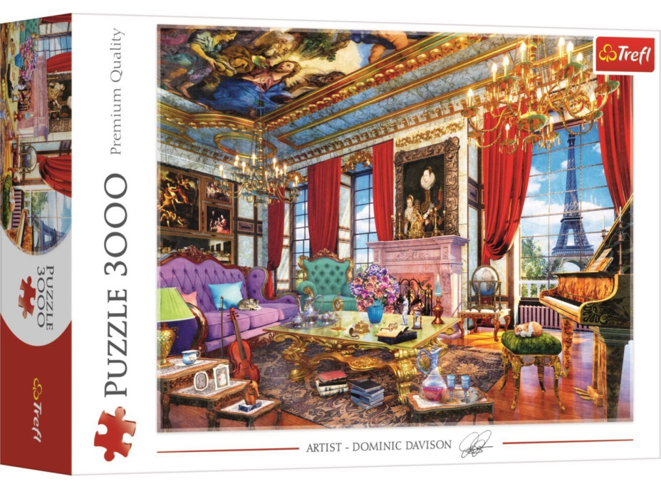 TREFL Puzzle Parížsky palác 3000 dielikov