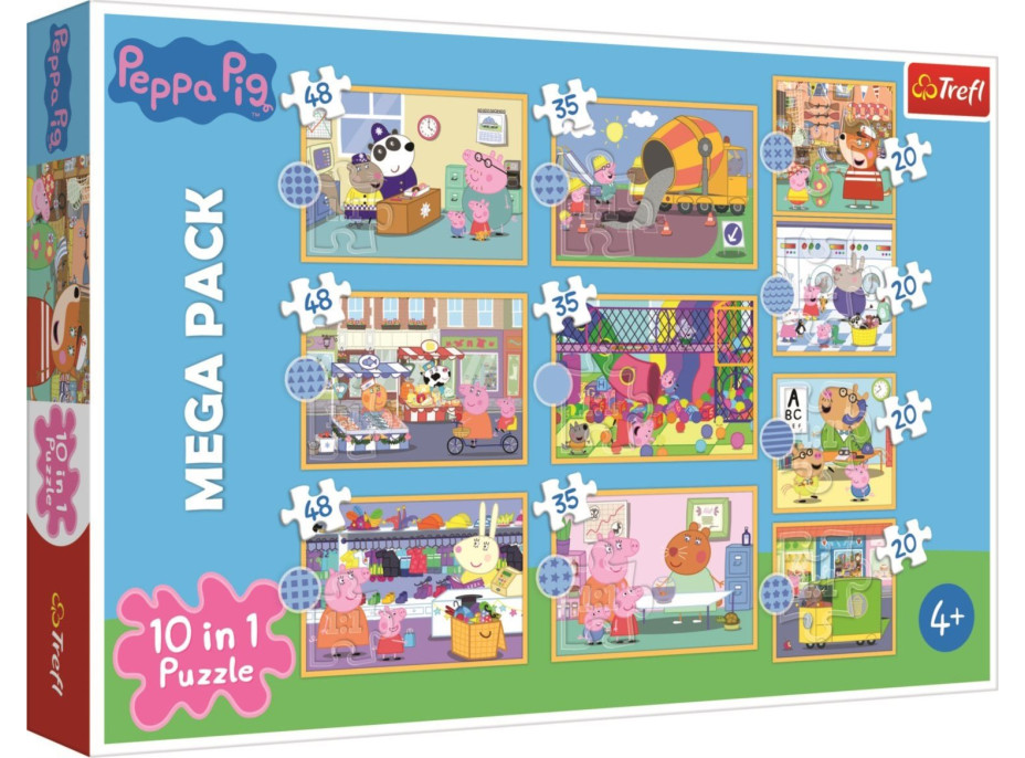 TREFL Puzzle Prasiatko Peppa 10v1