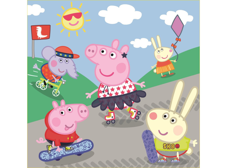 TREFL Puzzle Prasiatko Peppa 3v1 (20,36,50 dielikov)
