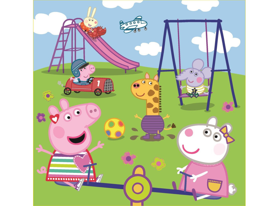 TREFL Puzzle Prasiatko Peppa 3v1 (20,36,50 dielikov)