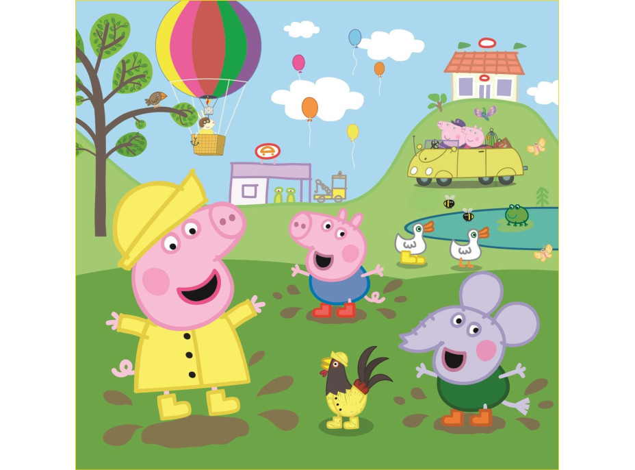 TREFL Puzzle Prasiatko Peppa 3v1 (20,36,50 dielikov)