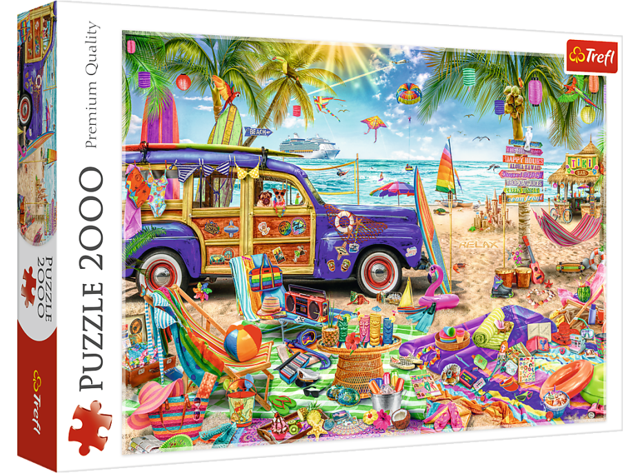 TREFL Puzzle Tropická dovolenka 2000 dielikov