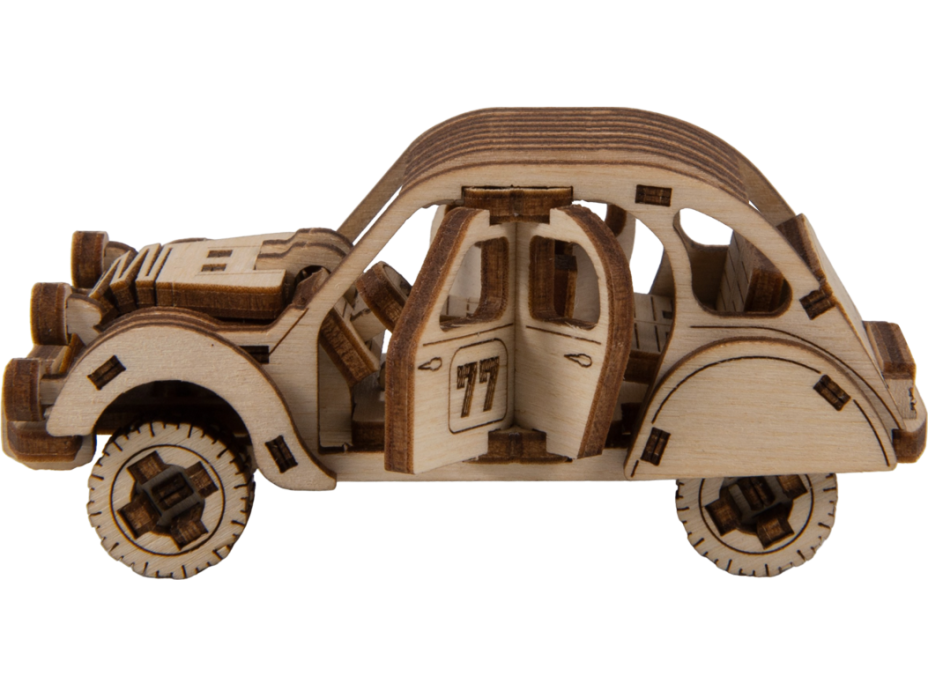 WOODEN CITY 3D puzzle Superfast Rally Car č.2