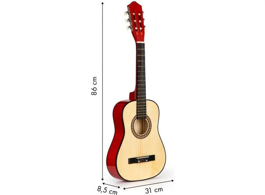 ECOTOYS Detská gitara veľká 86 cm
