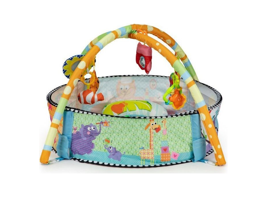 ECOTOYS Interaktívna vzdelávacia podložka a suchý bazén 3 v 1