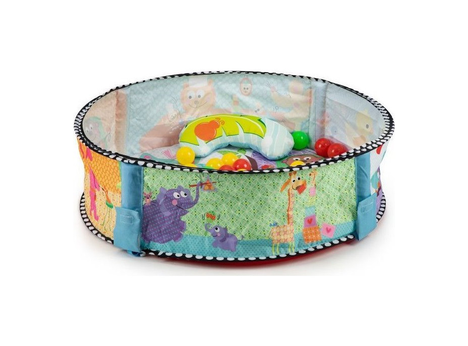 ECOTOYS Interaktívna vzdelávacia podložka a suchý bazén 3 v 1