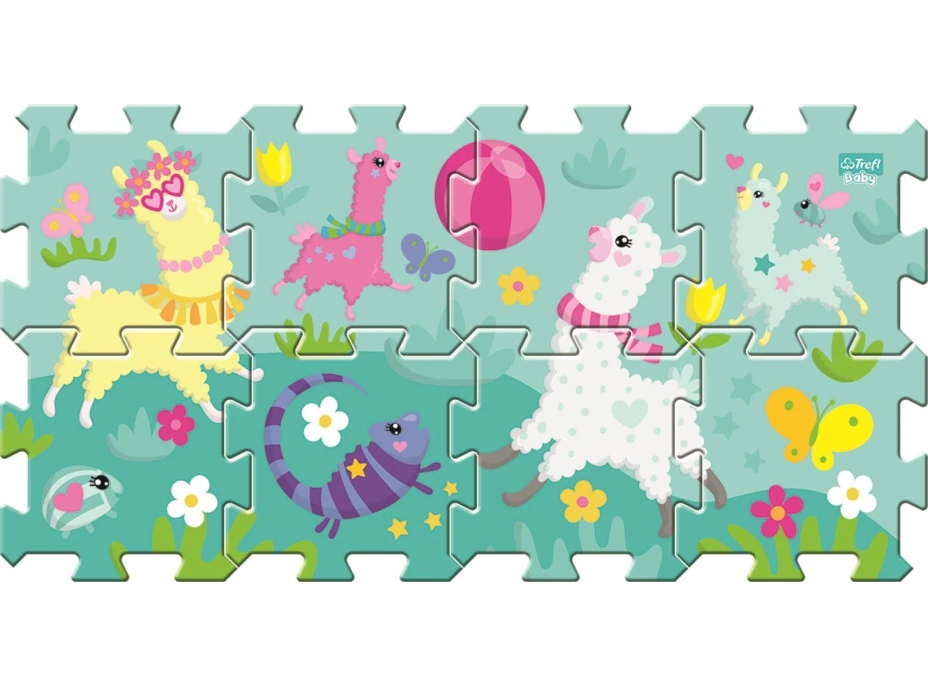 TREFL Penové puzzle Veselé lamy