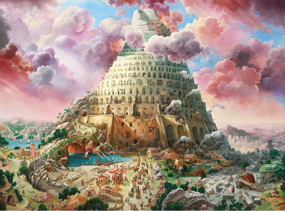 CASTORLAND Puzzle Babylonská veža 3000 dielikov
