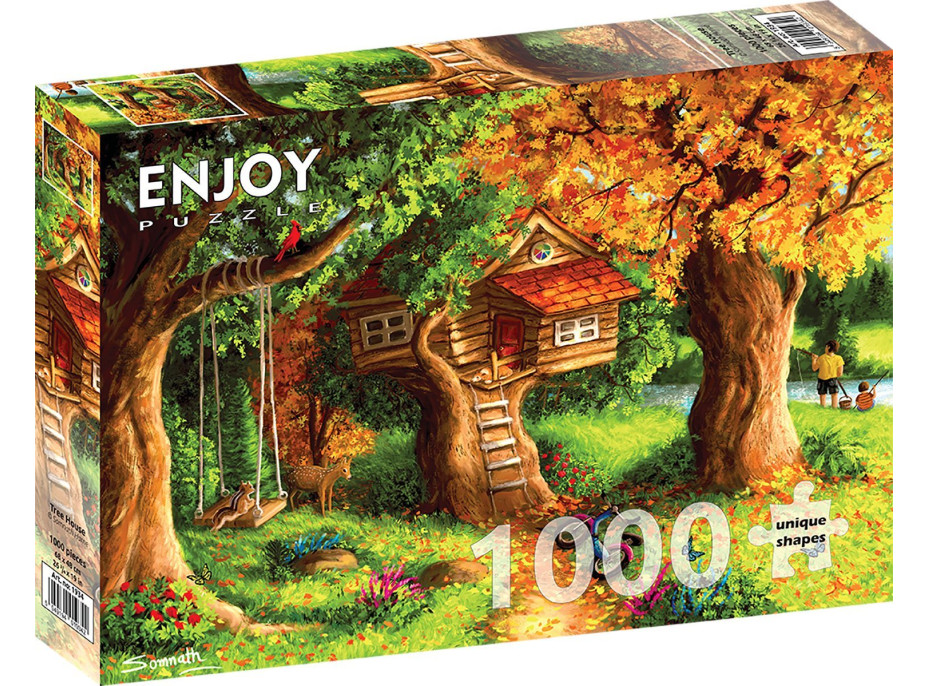 ENJOY Puzzle Domček na strome 1000 dielikov