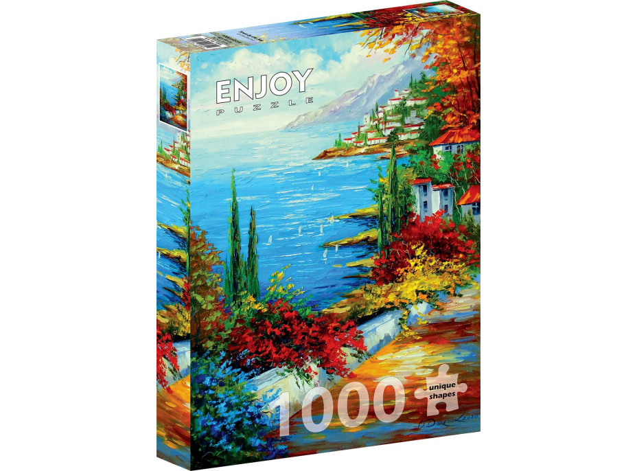 ENJOY Puzzle Mestečko pri mori 1000 dielikov