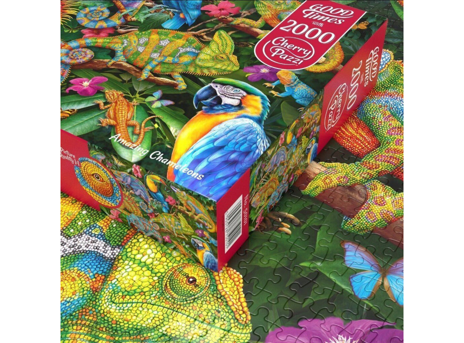 CHERRY PAZZI Puzzle Úžasní chameleóni 2000 dielikov