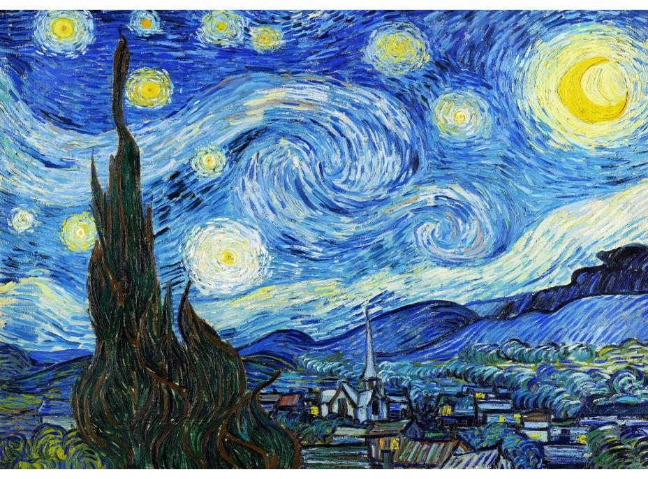 ENJOY Puzzle Vincent Van Gogh: Hviezdna noc 1000 dielikov