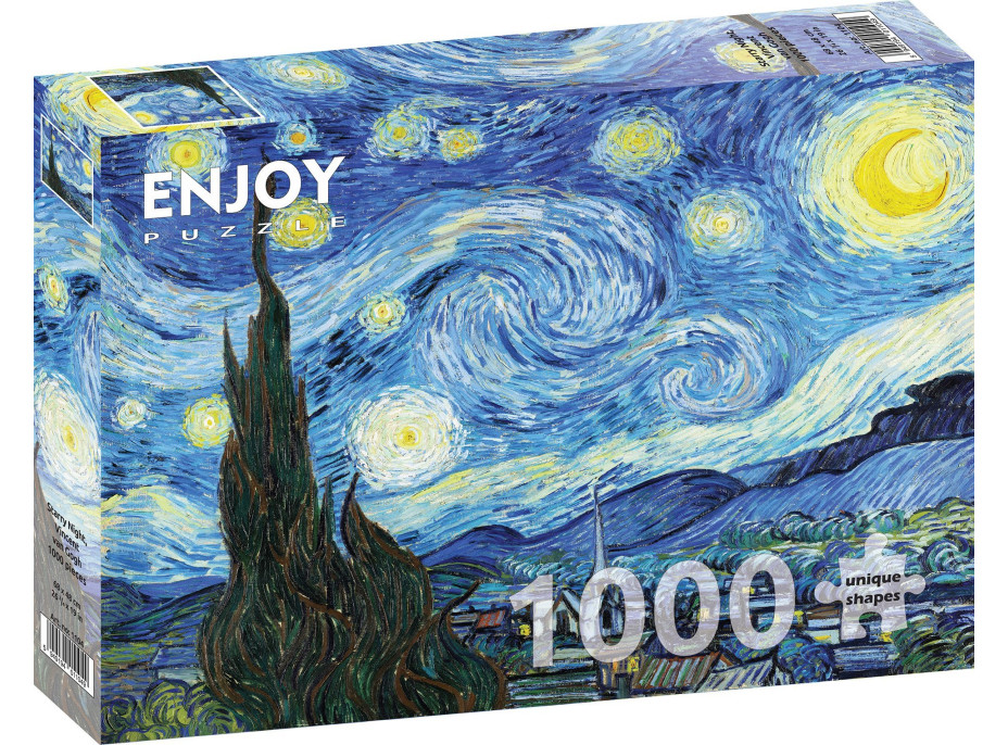 ENJOY Puzzle Vincent Van Gogh: Hviezdna noc 1000 dielikov