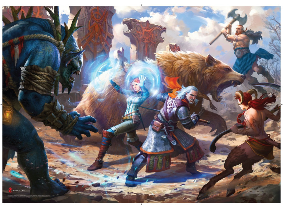 GOOD LOOT Puzzle Witcher - Geralt & Triss in Battle 1000 dielikov