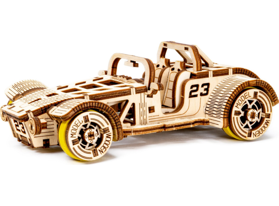 WOODEN CITY 3D puzzle Automobil Roadster 111 dielov