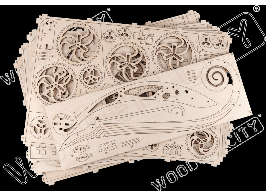 WOODEN CITY 3D puzzle Kyvadlo 121 dielov