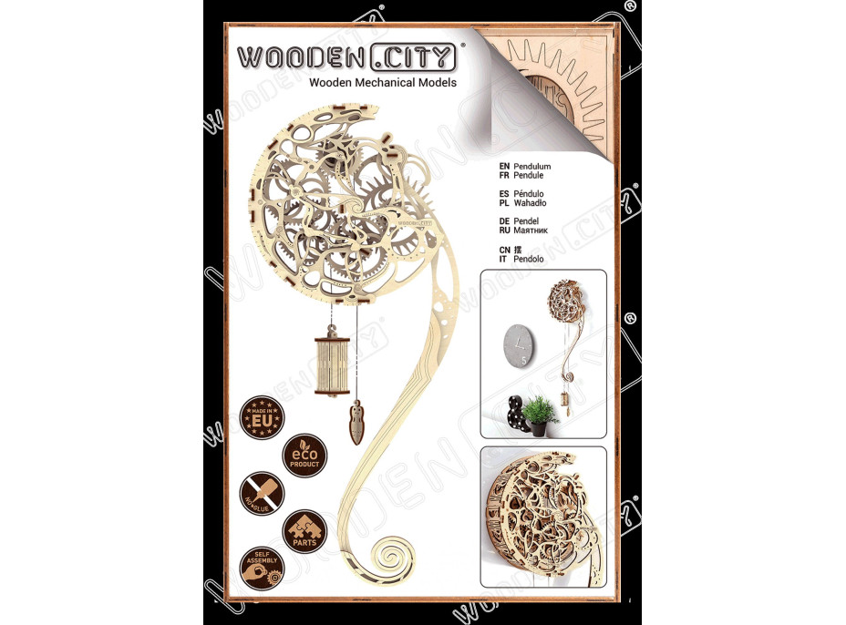 WOODEN CITY 3D puzzle Kyvadlo 121 dielov
