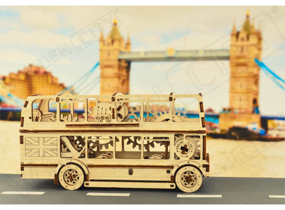 WOODEN CITY 3D puzzle Londýnsky autobus 216 dielov