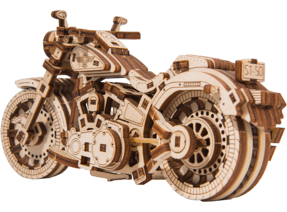 WOODEN CITY 3D puzzle Motocykel Cruiser V-Twin 168 dielov