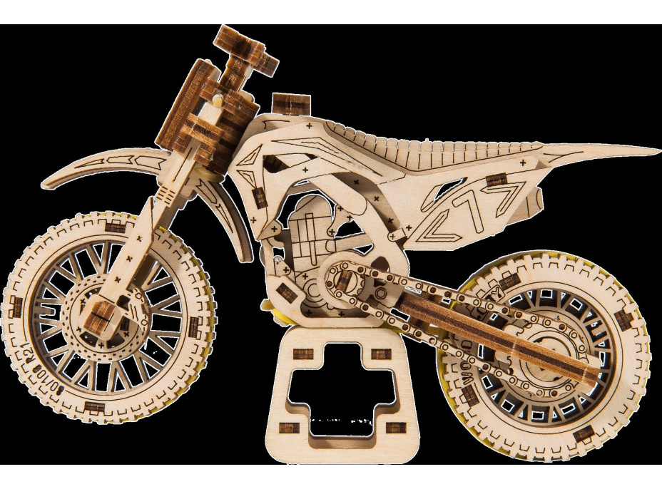 WOODEN CITY 3D puzzle Motorka MotoCross 88 dielov
