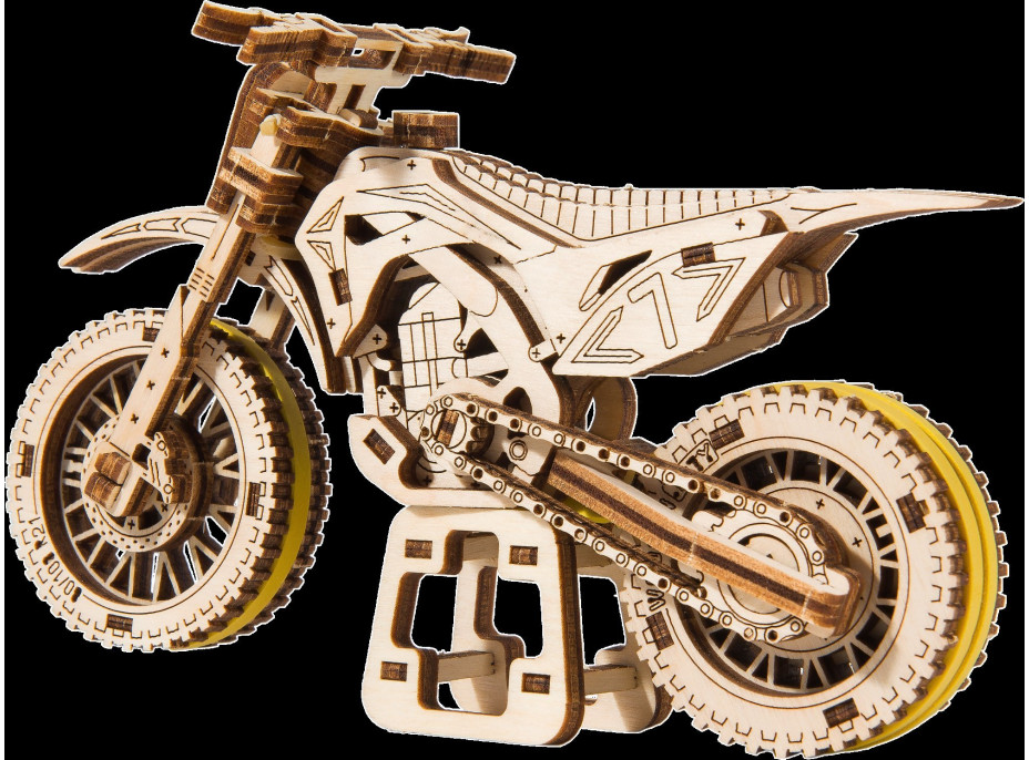 WOODEN CITY 3D puzzle Motorka MotoCross 88 dielov