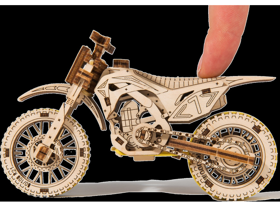 WOODEN CITY 3D puzzle Motorka MotoCross 88 dielov